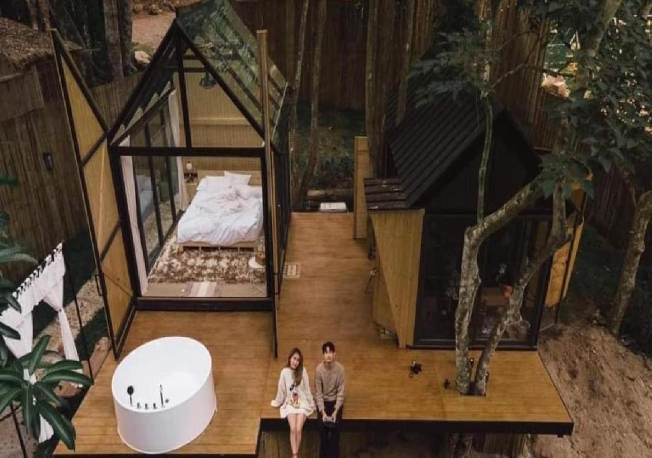 Morning Star Glamping 호텔 Ban Pok Nai 외부 사진