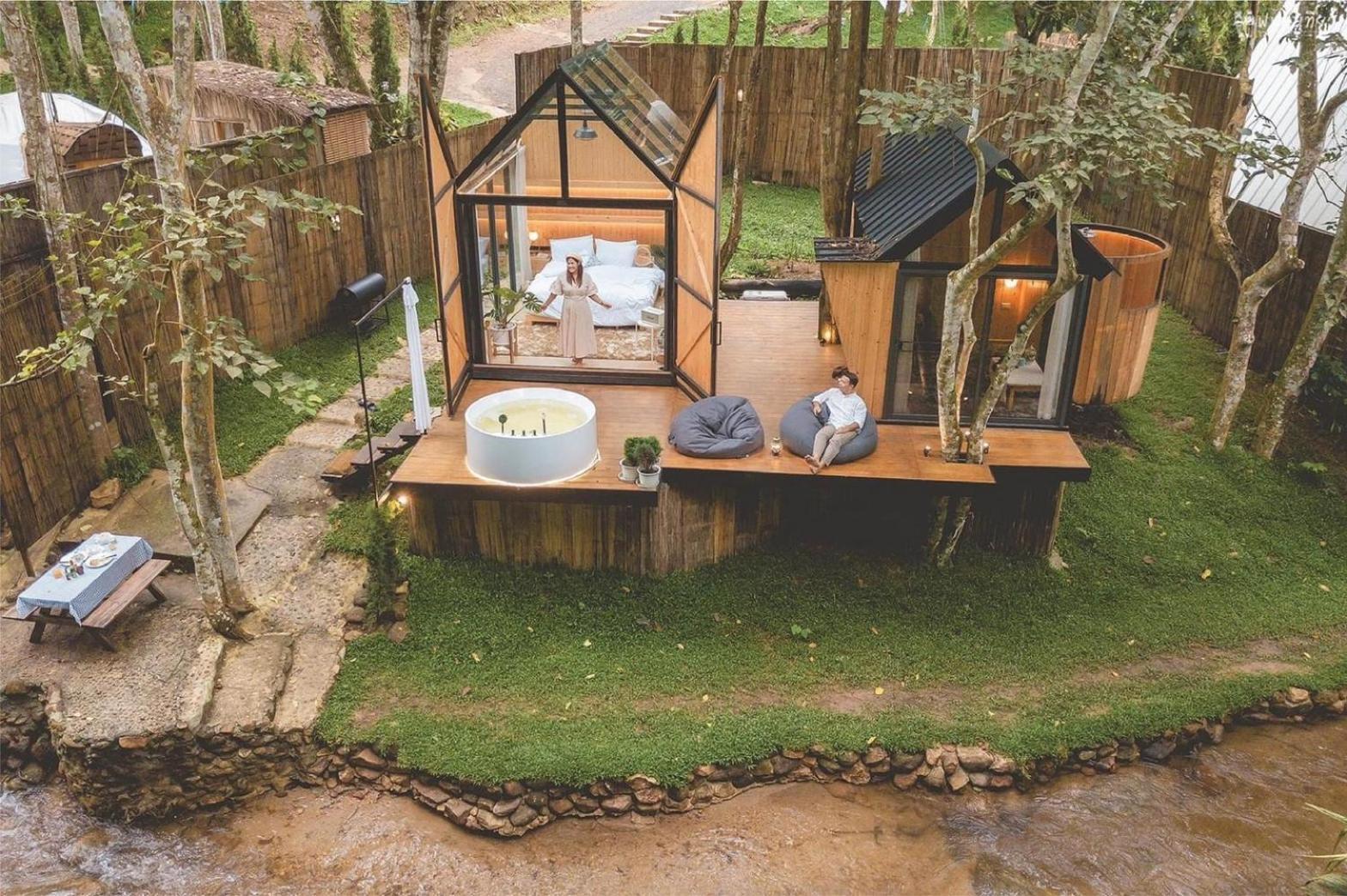 Morning Star Glamping 호텔 Ban Pok Nai 외부 사진